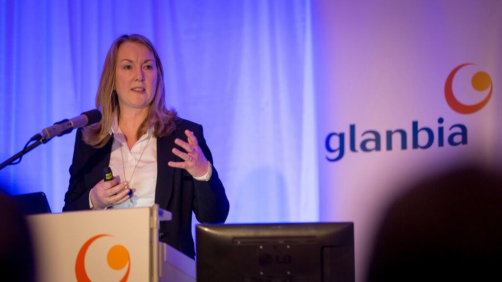 Glanbia’s managing director Siobhan Talbot saw her total pay packet rise 16 per cent in 2015