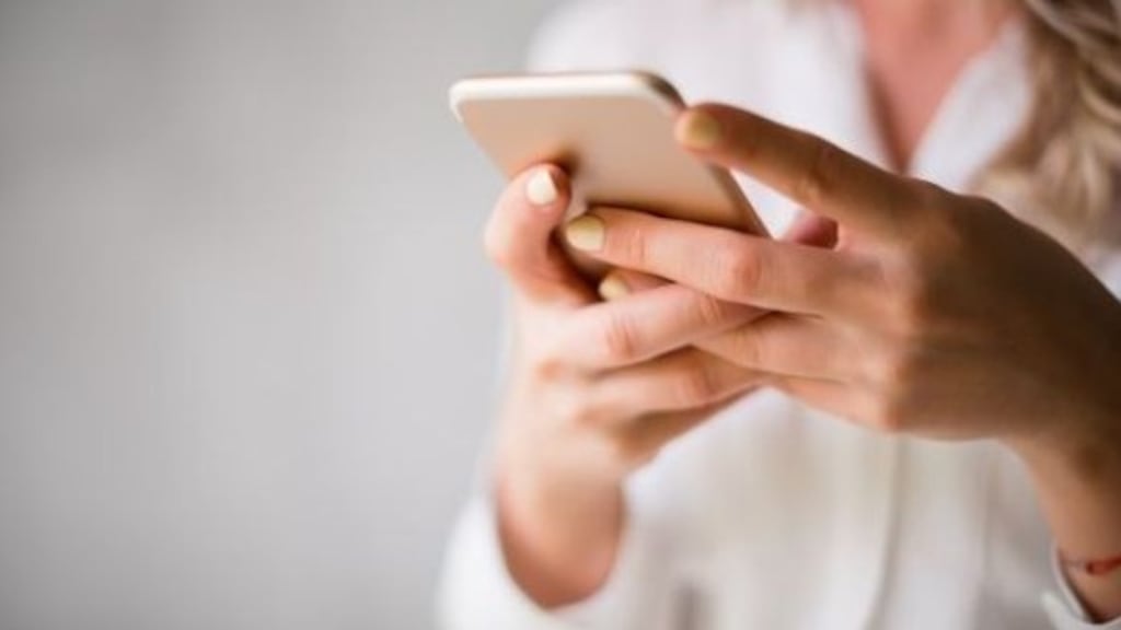 The man printed out  text messages which he  placed in a Polypocket under a stone in the garden of the family home of the woman’s new partner. Photograph: iStock