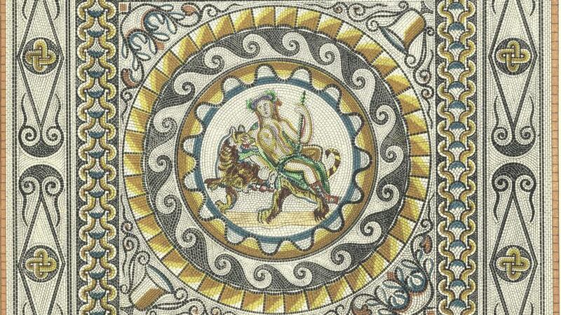 A first-century Roman mosaic from Leanhall Street in London. Photograph: Getty mages