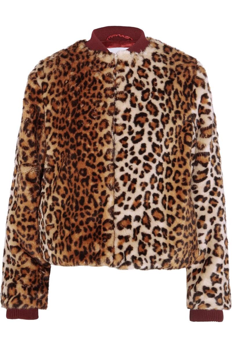Ganni: leopard-print bomber, €350
