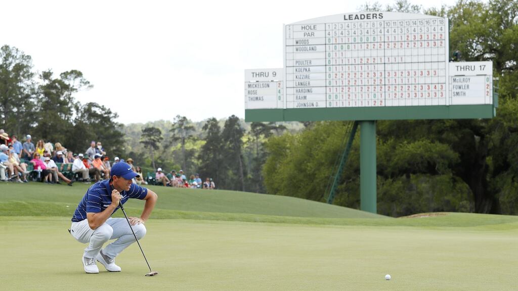 Rory McIlroy is still searching for his first victory at Augusta National. Photograph: Kevin C Cox/Getty