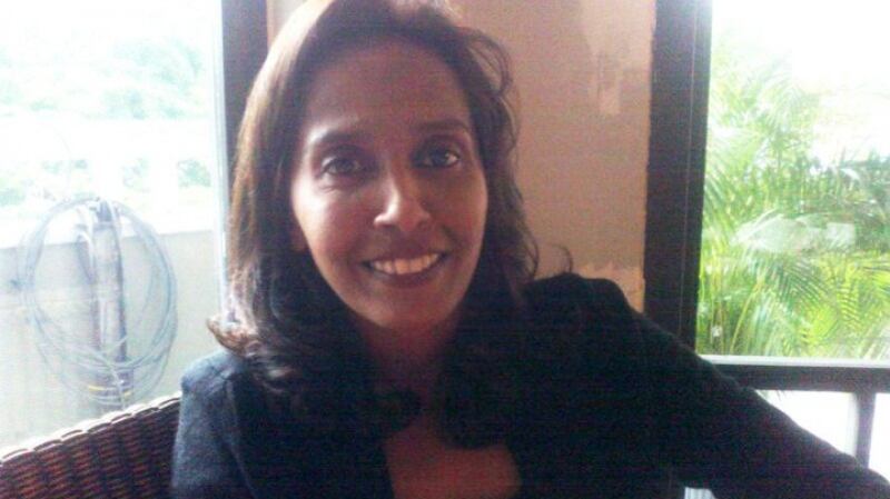 Irene Clennell, a mother-of-two, who was deported from Britain on Sunday after spending a month in detention. She has been married to a British man for 27 years. Photograph: PA Wire