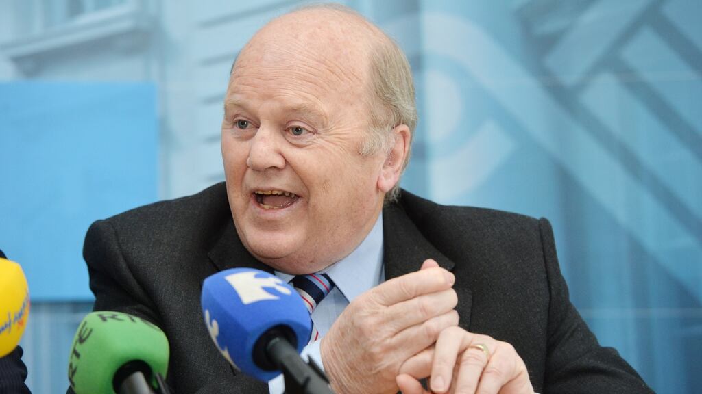 Minister for Finance Michael Noonan has been urged to prioritise additional spending for charitable services rather than funding cuts to income tax and the universal social charge. File photograph: Alan Betson/The Irish Times