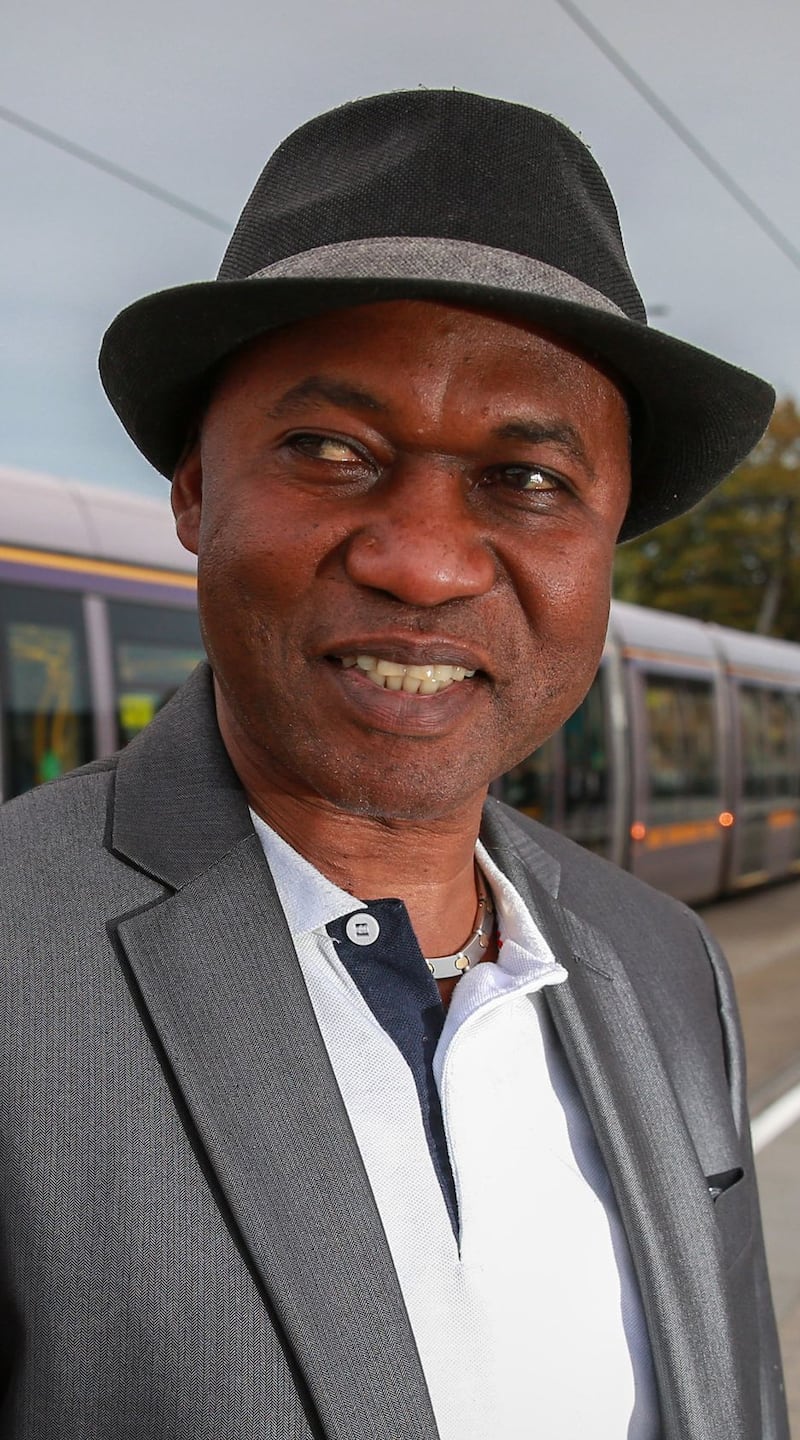 Direct provision: Pierrot Ngadi, one of the first people to go through the system. Photograph: Crispin Rodwell