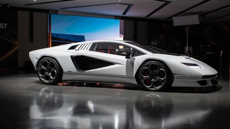 The new Countach - technically the Countach LPI-800-4 - delves further back into Lamborghini’s cupboard of classic wonders, to the original 1974 Countach.