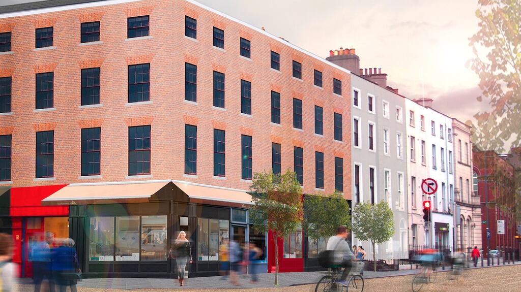 Junction of Dorset Street and Blessington Street. Artist’s impression courtesy Kelliher Miller Architects.