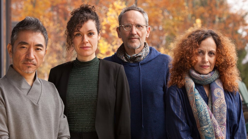 Wu Tong, Nora Fischer, Osvaldo Golijov, Biella da Costa. Photograph: David O’Connor
