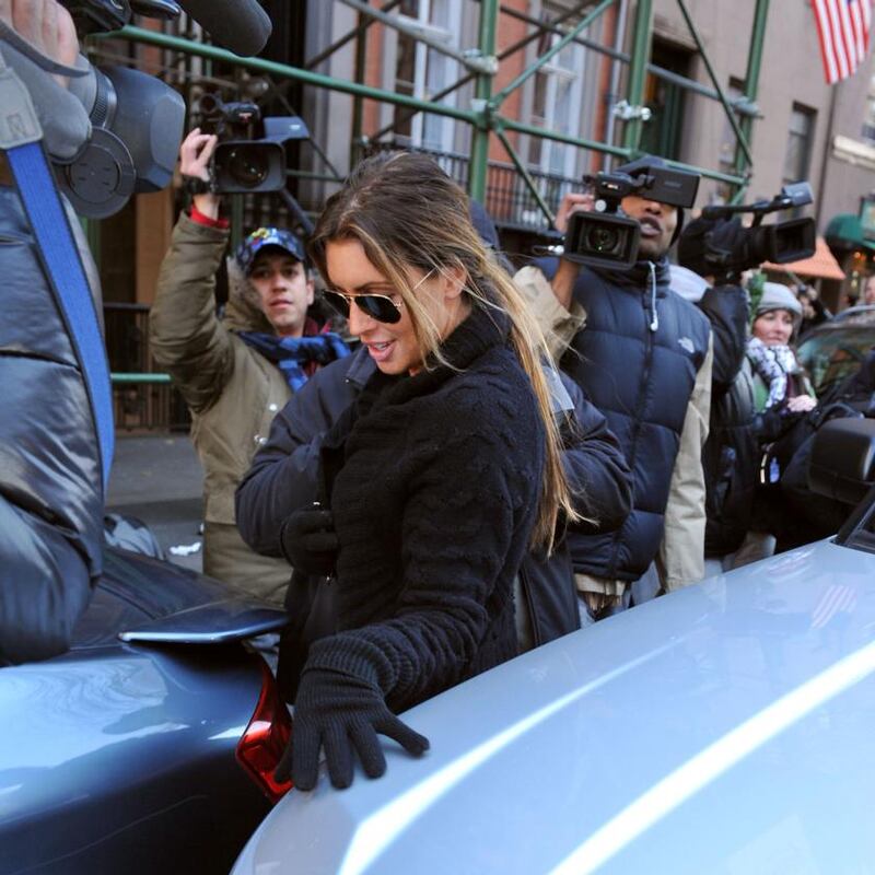 Rachel Uchitel in 2009, after the revelation of her affair with Tiger Woods. Photograph: James Devaney/WireImage via Getty