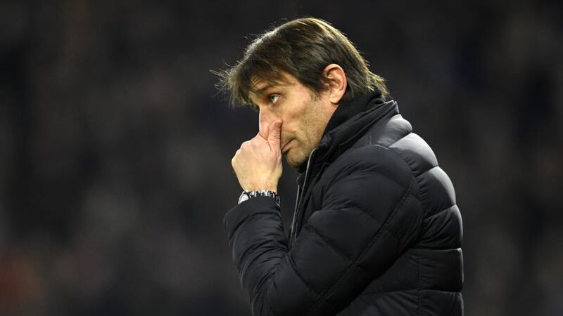 Chelsea manager Antonio Conte on the sidelines during the Premier League game against Watford at Vicarage Road. Photograph: Michael Regan/Getty Images