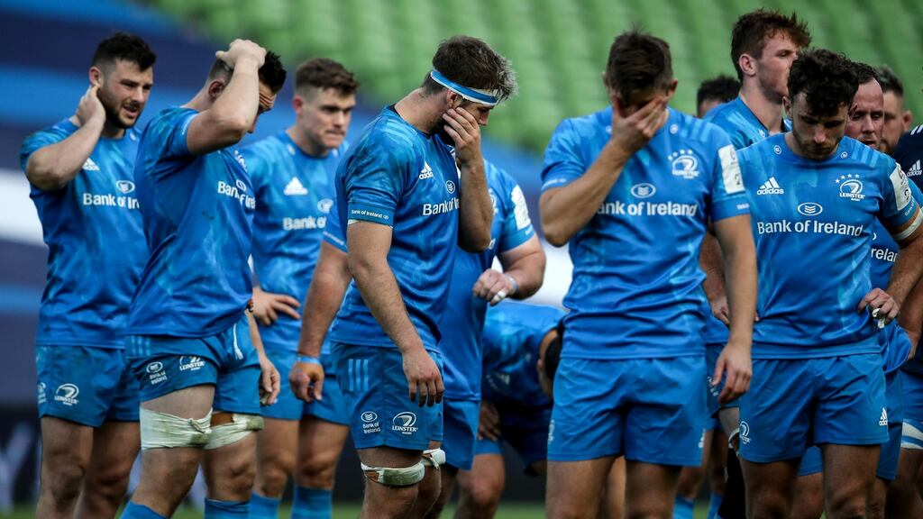 Leinster had earned themselves a gilt-edged chance for a fifth star, but they have the resources to come again. Photograph: Dan Sheridan/Inpho