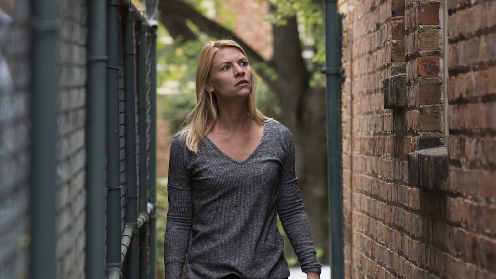 Carrie (Claire Danes) from ‘Homeland’, which costs US network Showtime a reported $3 million (€2.5 million) per episode to make and which is shown on RTÉ2 for €5,000 an hour.