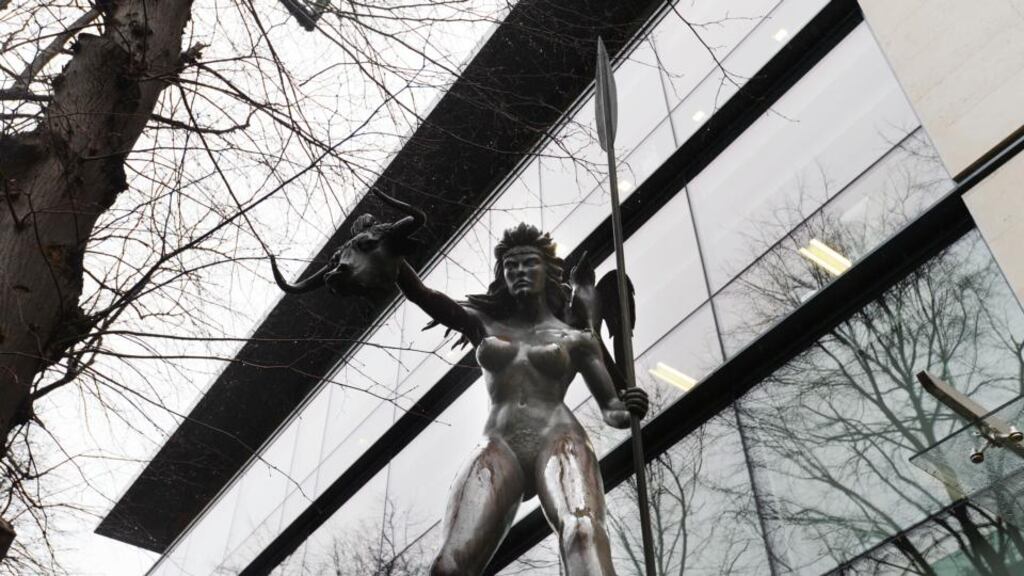 Connaught House on Burlington Road where the offices of the Irish Bank Resolution Corporation were located. Photograph: Alan Betson/The Irish Times