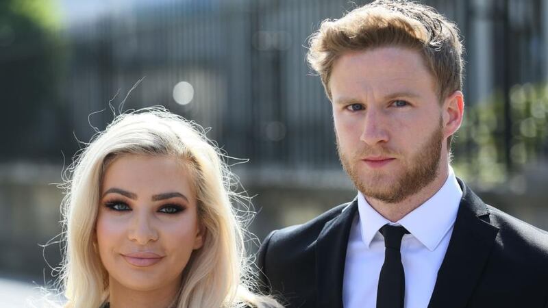 Laura Lacole and Eunan O’Kane are waiting to hear if their humanist wedding will be recognised in Northern Ireland. Photograph: Brian Lawless/PA Wire