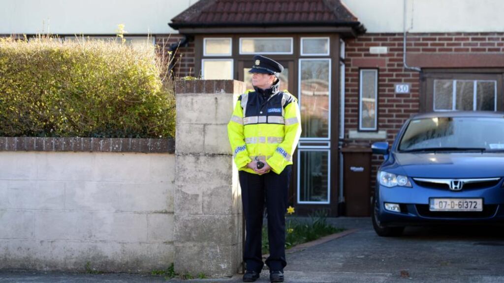The house in Landscape Park, Churchtown, where the bodies of Sydney and Lorna Graham were discovered on Monday evening. Photograph: Eric Luke/The Irish Times