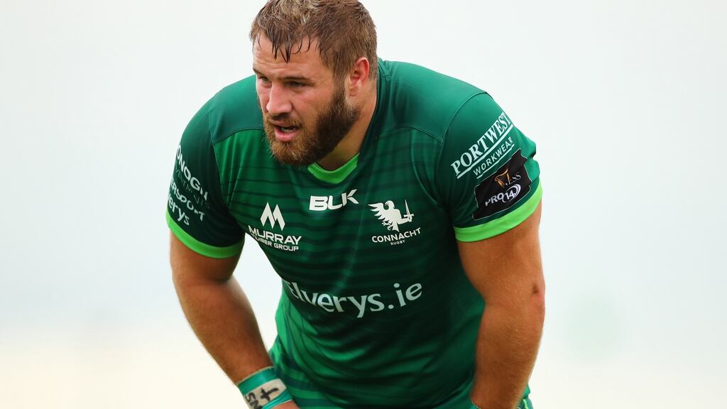 Paddy McAllister is set to make his first competitive start in a Connacht jersey, having signed from Gloucester in the summer. Photograph: James Crombie/Inpho