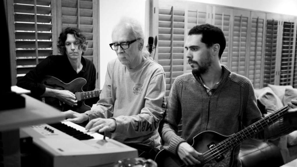 Lost and sound: Carpenter in studio during the recording of Lost Themes