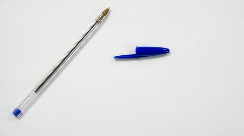 Bic biro: its transparent casing allows users to see how close they are to running out of ink. Photograph: iStock