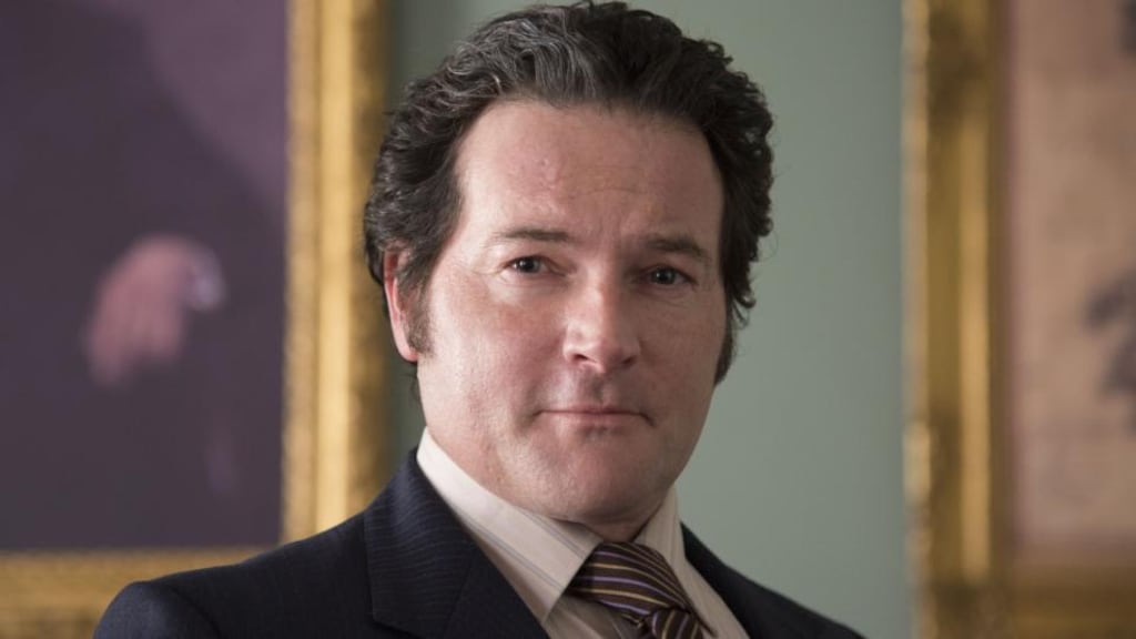 Peter O’Meara –  as Brian Lenihan snr in RTÉ One drama series ‘Charlie’ – says he was amazed by the number of  young people who did not know who Charles Haughey was. Photograph: Bernard Walsh