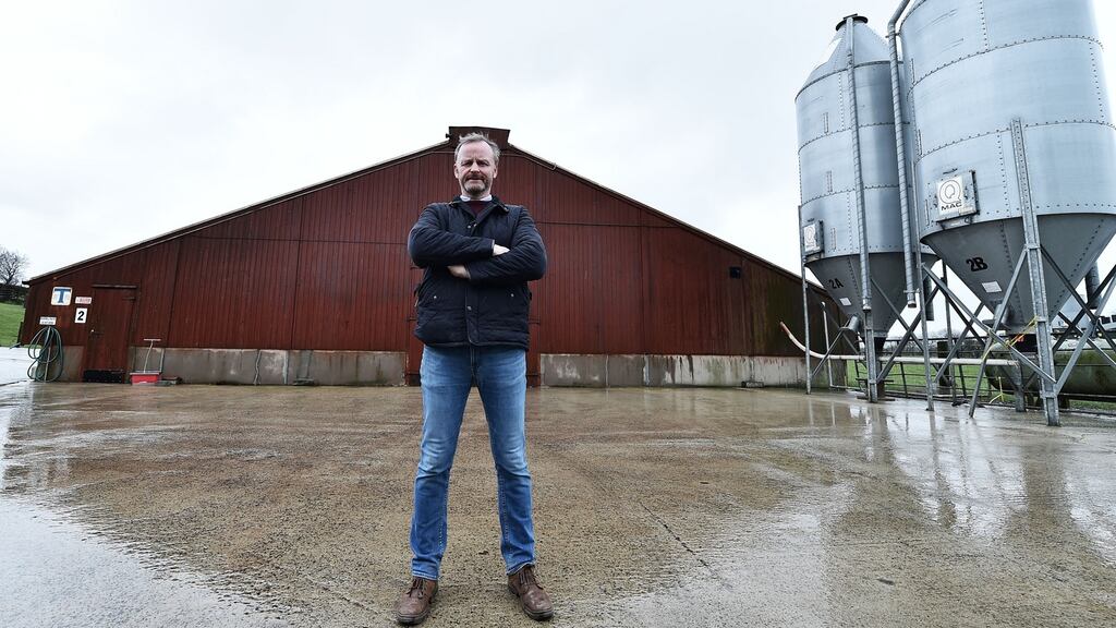 Farmer William Montgomery, in Co Antrim: “I was a person who never was a worrier much, but it has been very tough because sometimes you just can’t see an end to it.” Photograph: Colm Lenaghan/Pacemaker