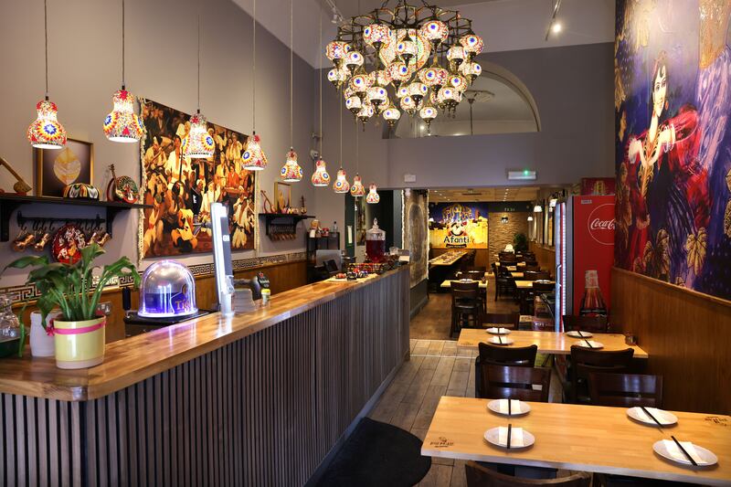 Afanti serves authentic Uyghur food that is very keenly priced. Photograph: Dara Mac Dónaill