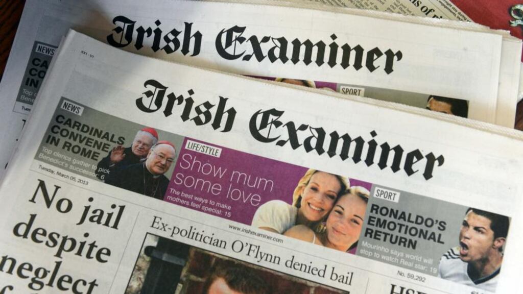 Webprint had a contract to print the Irish Examiner and other Thomas Crosbie Holdings newspapers until the company entered receivership last month.
Photograph: Eric Luke