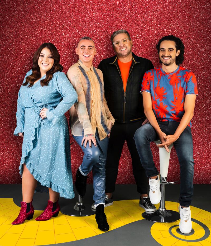 Claire, Jordan, Noel and Greg in My Yellow Brick Road