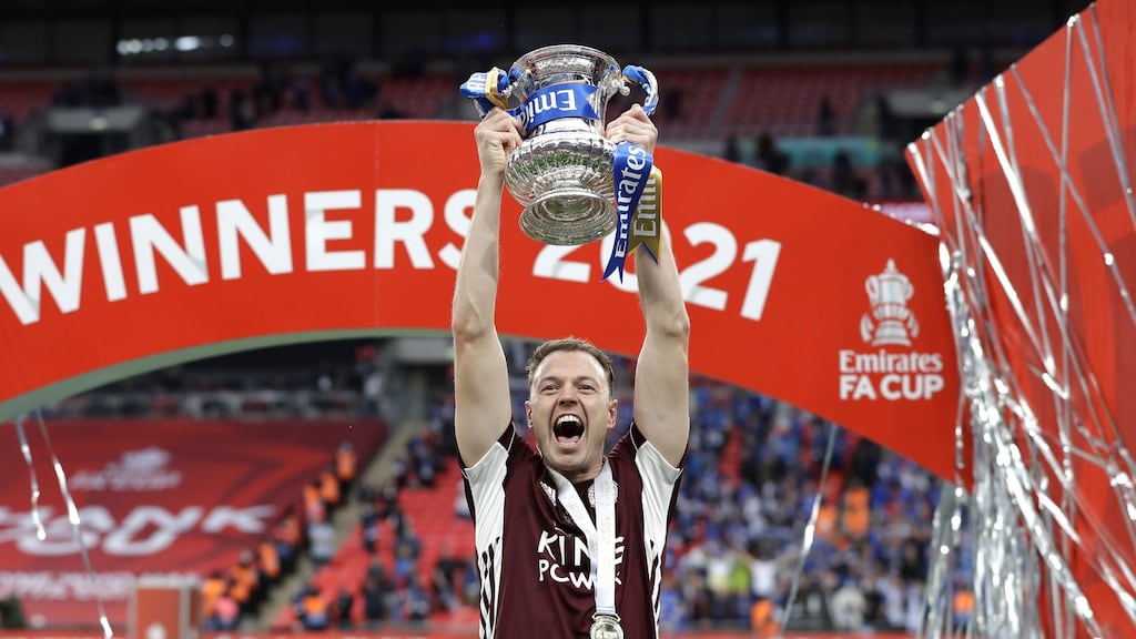 Jonny Evans is back in the Northern Ireland squad for next month’s qualifiers. Photograph: Kirsty Wigglesworth/Getty