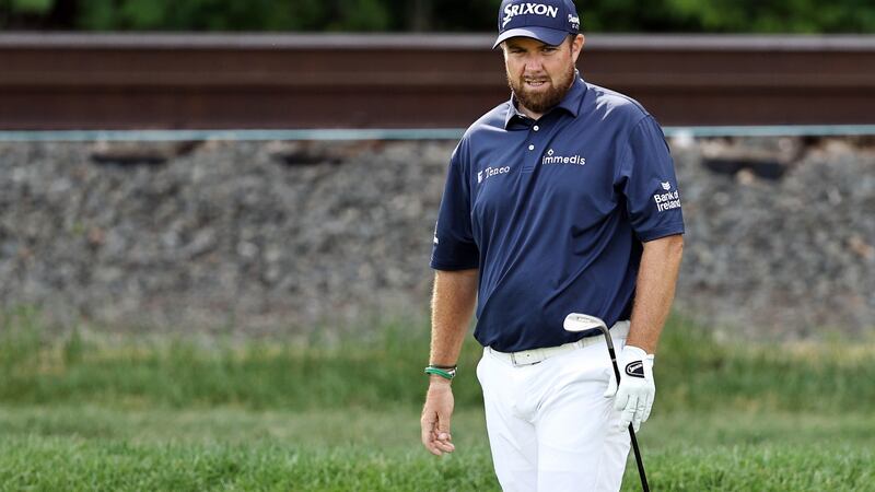 Shane Lowry on the 13th green during the first round of the Travelers Championship at TPC River Highlands in Cromwell, Connecticut. (Photograph: Elsa/Getty Images
