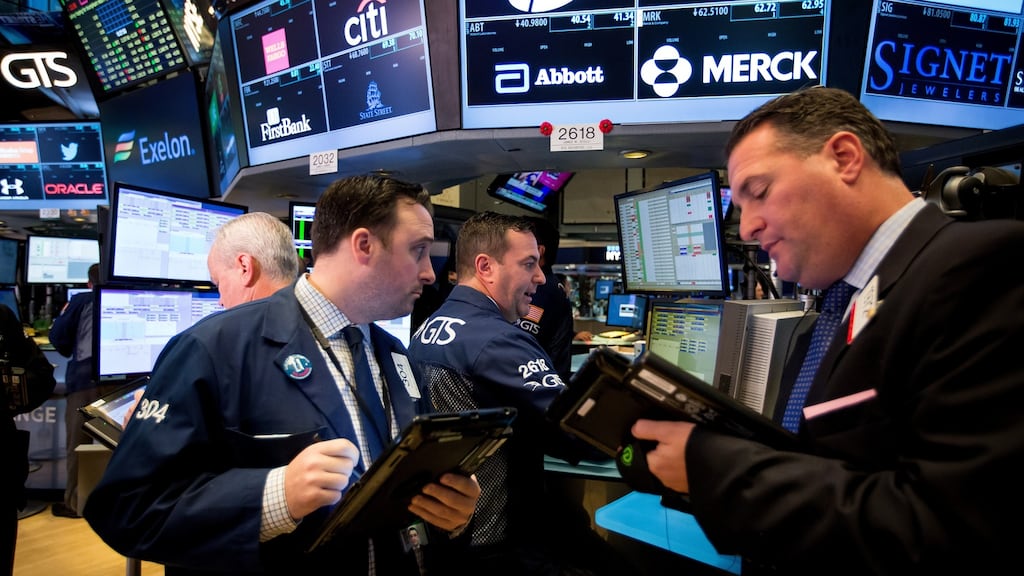 A global manufacturing index produced by JPMorgan and IHS Markit fell in June to its lowest level in seven years. Photograph: Michael Nagle/Bloomberg