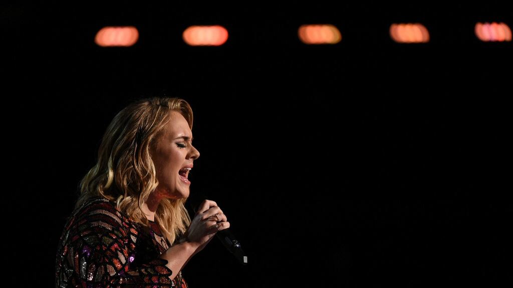 Adele has been forced to delay her three-month Las Vegas residency after Covid-19 hit the production. Photograph: Valerie Macon/AFP via Getty Images