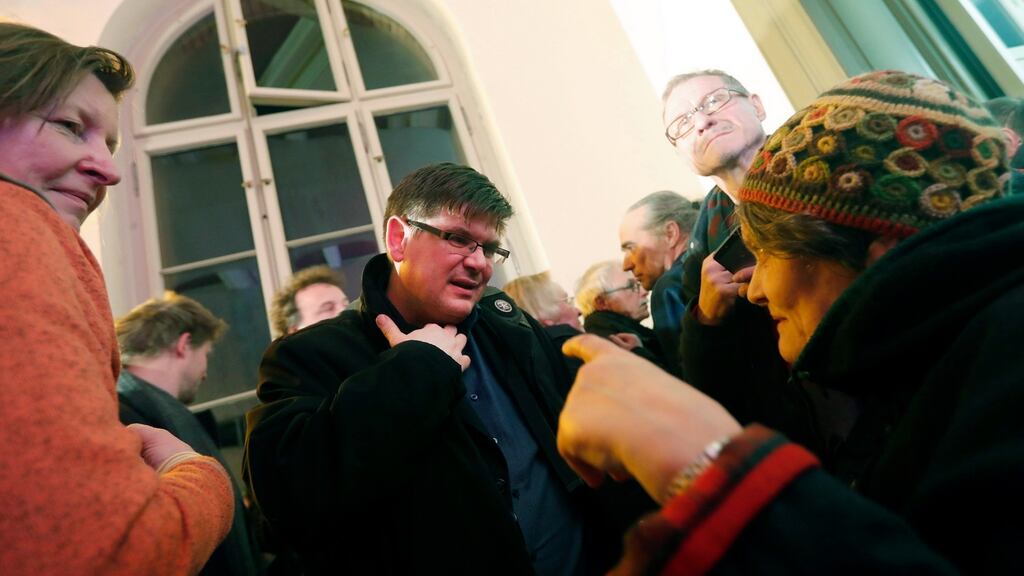 Berlin state secretary for housing, Andrej Holm. His appointment has sparked a debate because he signed up for the Stasi shortly before the Berlin Wall came down. Photograph: Felipe Trueba/EPA