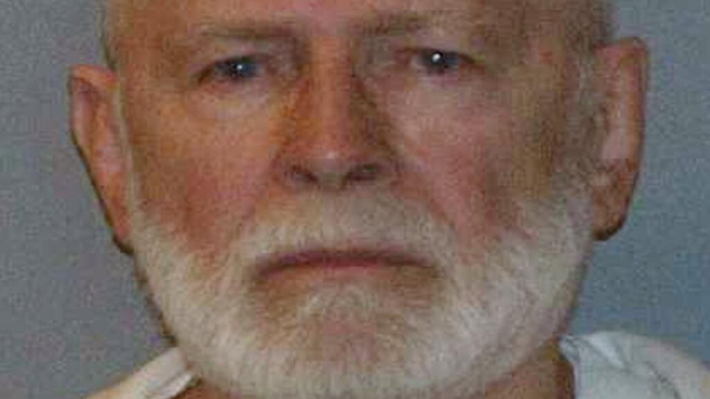 Former mob boss and fugitive James “Whitey” Bulger, once a legend now a shrinking man of 84.