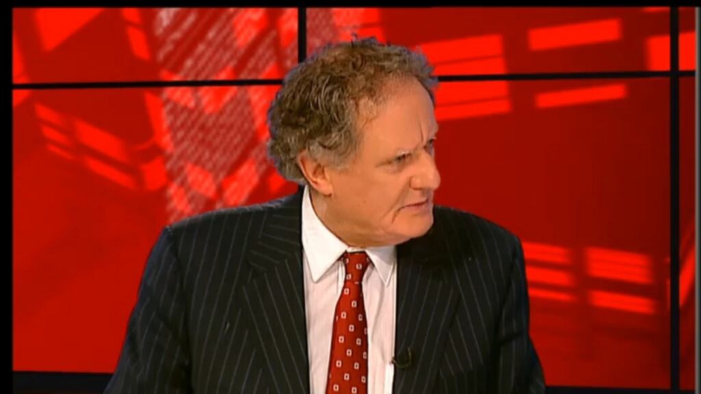 Famously abrasive: Vincent Browne will interview Leo Varadkar in the second-last edition of TV3’s Tonight programme