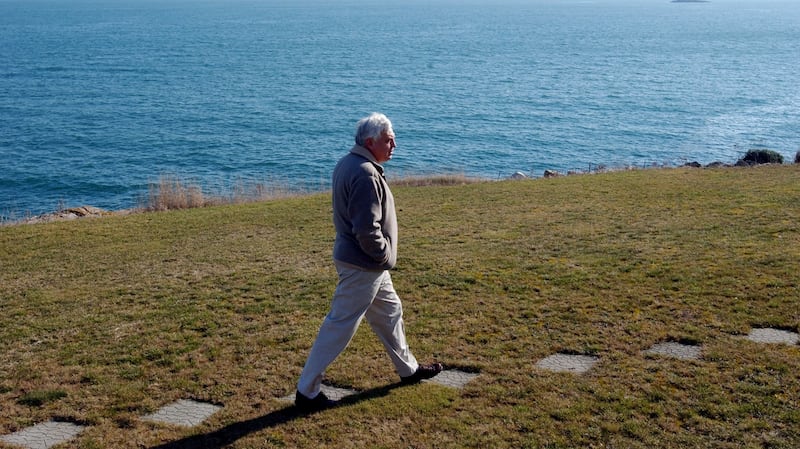 The broadcaster and journalist John Simpson in Dalkey, Co Dublin. Photograph: Eric Luke