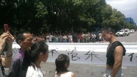‘Dead’ Chinese protester came back to life in 36-degree heat