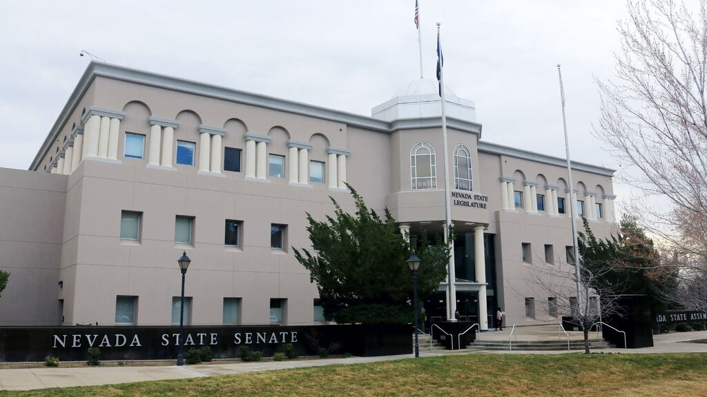 Nevada legislature building housing the Nevada state senate and assembly in the state capital Carson City. Photograph: Education Images/UIG via Getty Images