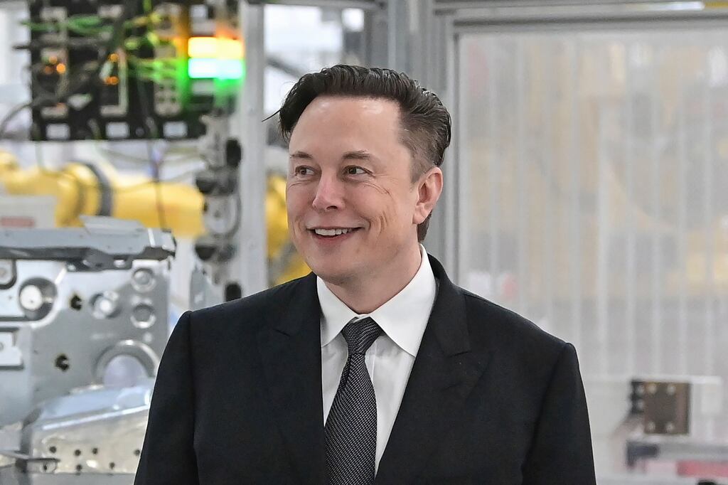 Tesla Chief Executive Officer Elon Musk said on Friday he was terminating his $44 billion deal for Twitter Inc. Photograph: Patrick Pleul/Pool Photo/AP.