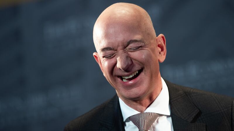 Jeff Bezos: this week he announced he is stepping down as chief executive of Amazon, but he is not actually going anywhere. Photograph: Getty Images