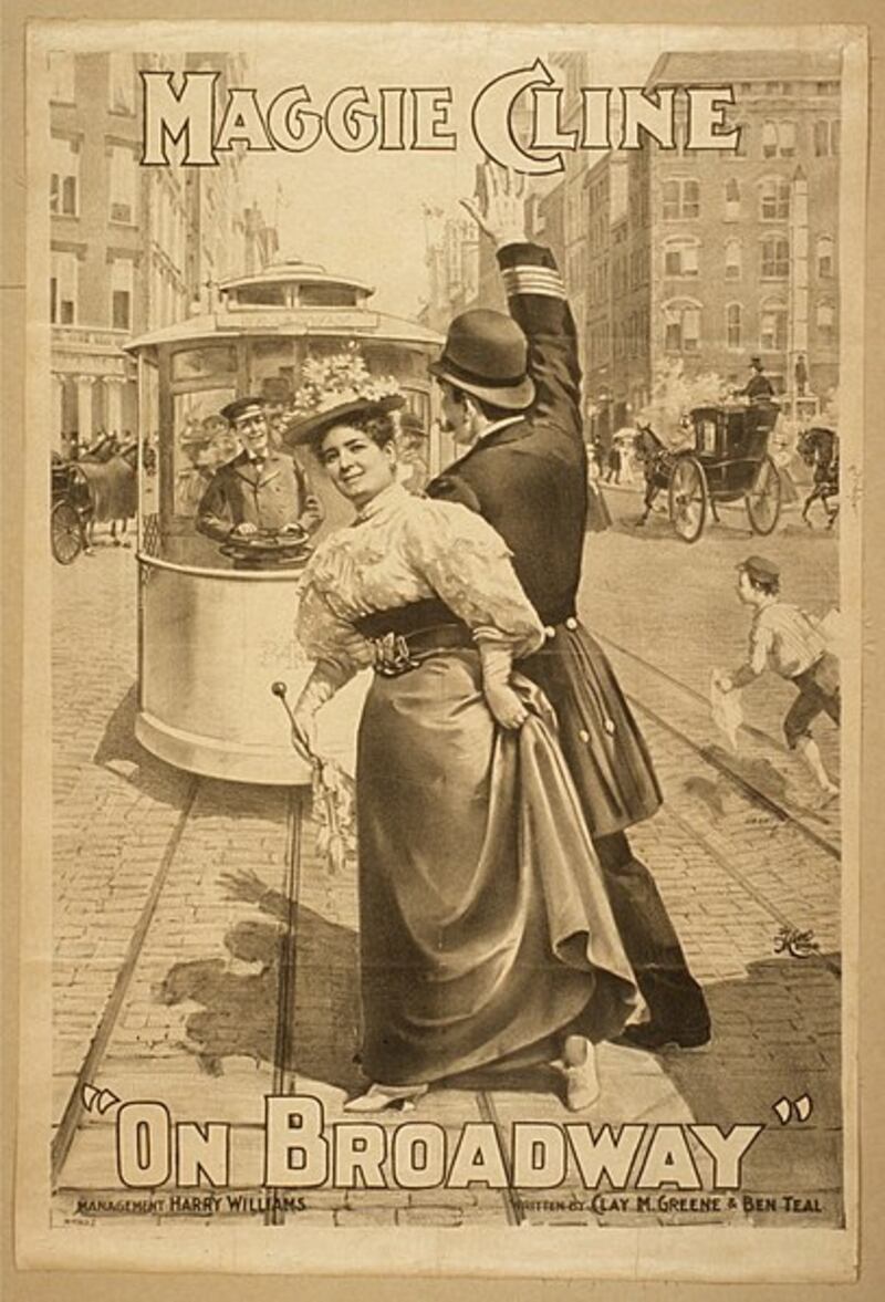 The poster for On Broadway, written by Clay M Greene and Ben Teal, Wikimedia Commons