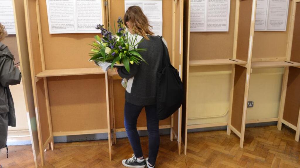 Future Voices founder Mairead Healy said the Youth:Elect programme was inspired by her organisation’s experience that young people were often not interested in politics because they felt “disenfranchised” from the political system.  File photograph: Cyril Byrne/The Irish Times