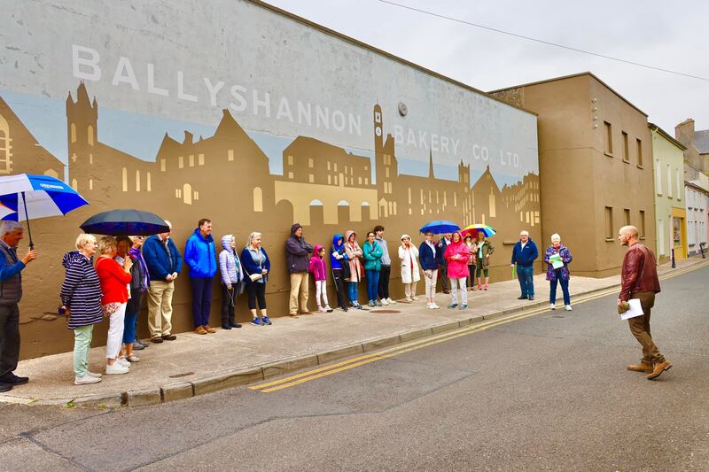 Ballyshannon Regeneration Group aims to breathe new life into the historic town; members of the community enjoy learning about conservation on a 'walk and talk' event.