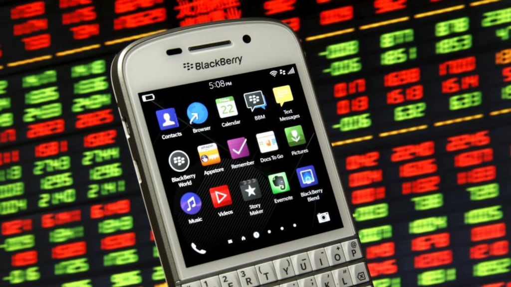 Smartphone maker Blackberry is cutting jobs as it “reallocates resources to capitalise on growth opportunities and achieve profitability across all its business segments”. (Photograph: Dado Ruvic/Reuters)