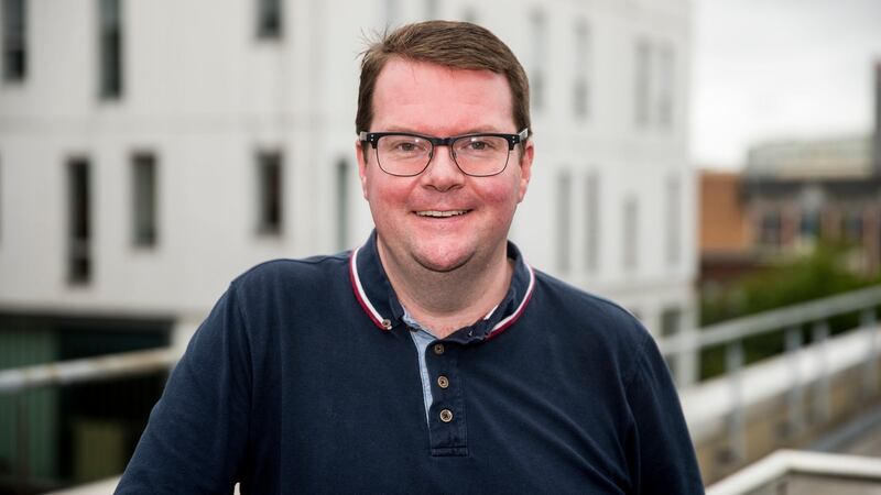 Conor McGinn MP tabled the motion to legalise same-sex marriage in Northern Ireland and bring it into line with the rest of the UK, where it has been legal since 2014. Photograph: Liam McBurney/PA Wire