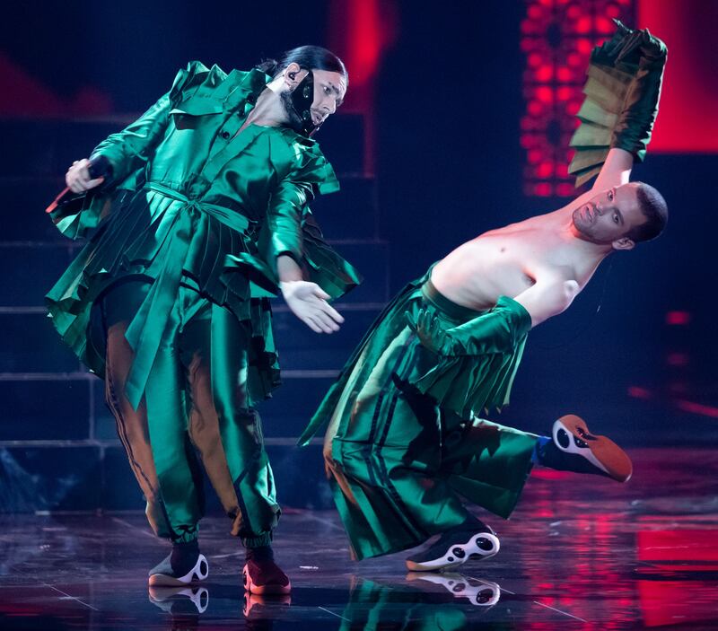Eurovision: Conan Osiris of Portugal performs in the 2019 song contest. Photograph: Guy Prives/Getty