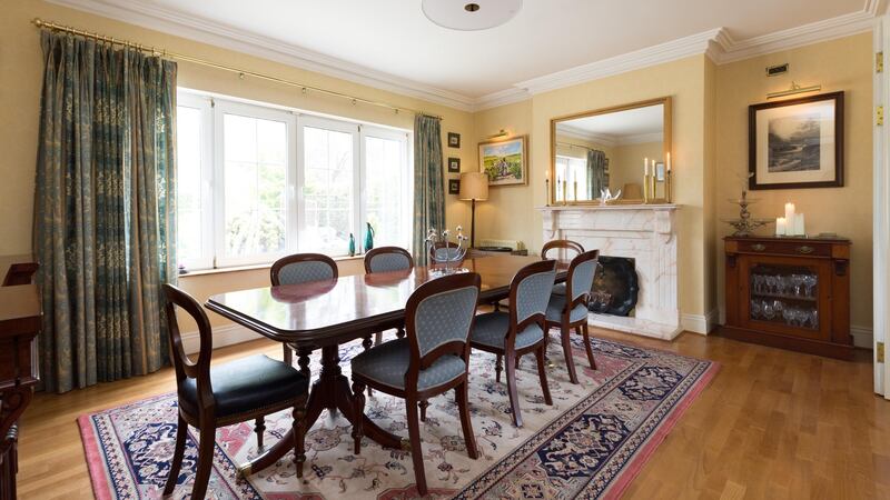 Diningroom at Larkvale, 27 Marlborough Road, Glenageary, Co Dublin