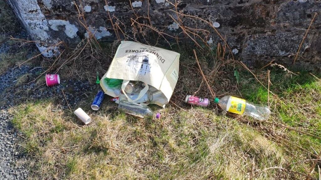 The gardaí’s account of catching the perpetrators attracted more than 3,200 reactions in the first 24 hours on Facebook, with many people adding words of congratulations to the gardaí – and condemnation for the dumpers. Photograph: Garda Siochana Wicklow/Facebook