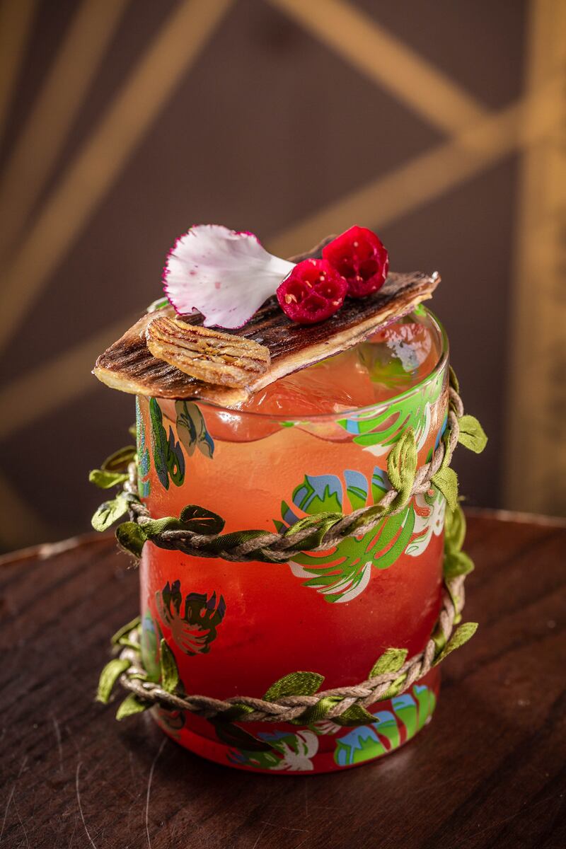 Garden of Eden cocktail form Nightjar, the London speakeasy that will pop up in the Shelbourne Hotel for three nights