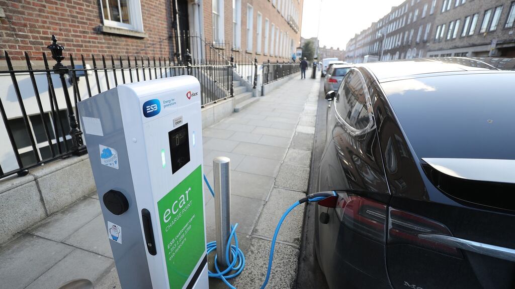 Just over a quarter (25.5 per cent) of all new cars licensed in the first eight months of the year were electric and hybrid cars. Photograph: Nick Bradshaw