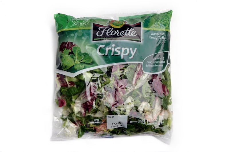 A reader recommends storing bagged salads in a plastic container to help them to last for longer. Photograph: Matt Kavanagh