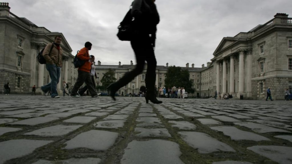Almost two in five families take out loans or use credit cards to cover the cost of sending their children to college, an Irish League of Credit Unions survey has found. Photograph: Frank Miller/The Irish Times.